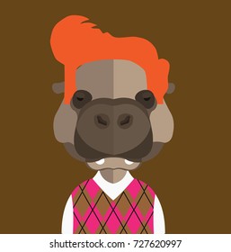 Cute Hippo Avatar