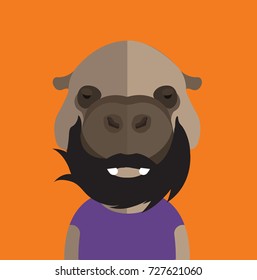 Cute Hippo Avatar