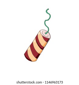 Cute holiday illustration. Vector  Decorative elements for party. Pencil's drawing. 