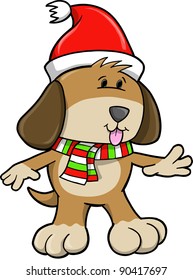 Cute Holiday Winter Christmas Vector Illustration Art