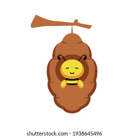Cute honey bee mascot design
