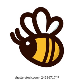 cute honeybee cartoon vector design