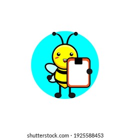 Diseño ilustrativo de abejas melíferas con notas