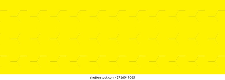 Cute honeycomb pattern with hexagon cells and yellow texture. Beehive and comb background. Flat vector illustration