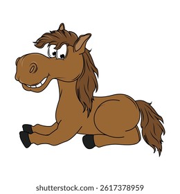 Cute Horse Animal Cartoon Collection