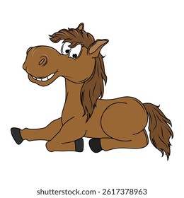 Cute Horse Animal Cartoon Collection