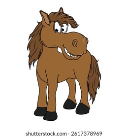Cute Horse Animal Cartoon Collection