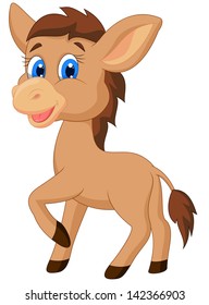 Cute horse cartoon