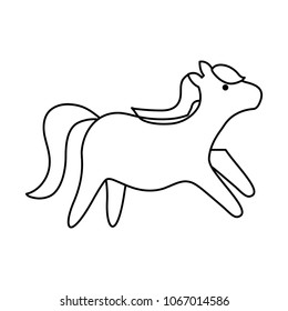 Cute Horse Icon Stock Vector (royalty Free) 1067014586 