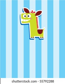 cute horse tag