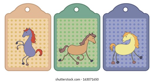 Cute horses tags