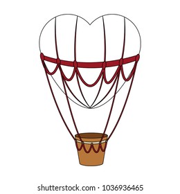 Cute hot air balloon