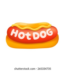 cute hot dog