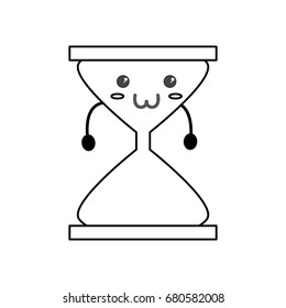 Cute hour glass kawaii