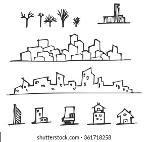 cute house draw