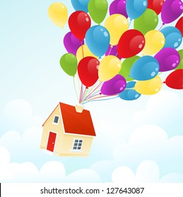 House Balloon High Res Stock Images Shutterstock