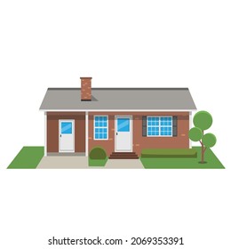 Cute-House-Vektorgrafik-Symbol