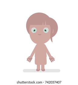 Cute Human Silhouette Vector Illustration: เวกเตอร์สต็อก (ปลอดค่า ...