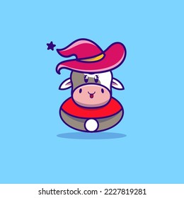 Cute Humanized pig Animal Character Cartoon Vector Illustration