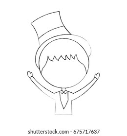 cute husband avatar character
