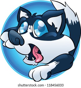 Cute husky