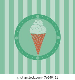 cute ice cream background