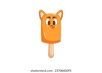 Cute Ice Cream Character Illustration