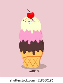 Cute Ice Cream Cone 