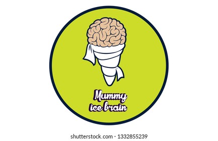 Cute ice cream design with mumy and brain art jus for you. This can apply for t-shirt, totebag, etc. Go get it!