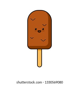 cute ice cream illustration