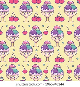 fondo dulce de hielo lindo