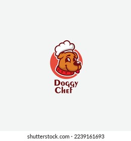 cute icon doggy chef colorful