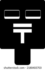 Cute icon illustration of mailbox