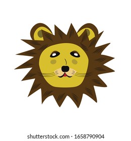 Icono de la cabeza de león,Vector