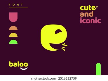 cute and iconic smile speak symbol