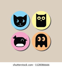 Cute Icons Tiersymbole Symbol Set