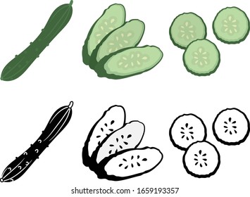 The Cute Icons Of Cucumber