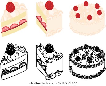 The cute icons of shortcake