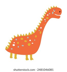 It's a cute Iguanodon in a cartoon shape. It can be used for decoration, wallpaper, design, etc.