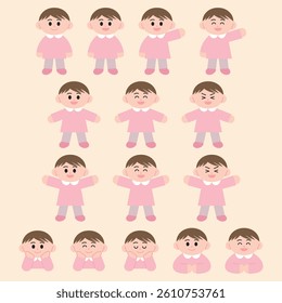 a cute illustration of a child