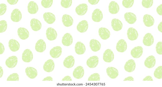 Cute illustration with colorful Easter eggs with watercolor texture, spring banner