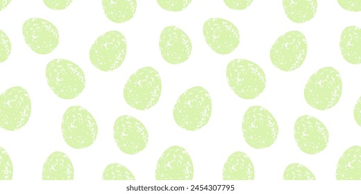Cute illustration with colorful Easter eggs with watercolor texture, spring banner