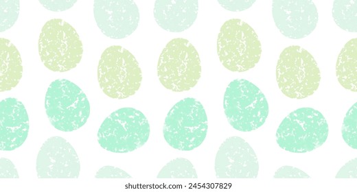 Cute illustration with colorful Easter eggs with watercolor texture, spring banner