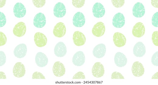 Linda ilustración con coloridos huevos de Pascua con textura de acuarela, Anuncio de primavera
