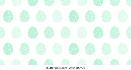 Cute illustration with colorful Easter eggs with watercolor texture, spring banner