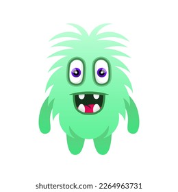cute illustration design monster vector