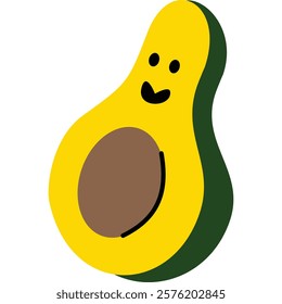 cute illustration fruit flat art style