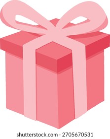 Ilustración linda de la caja de regalo