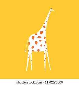 Cute Illustration einer Giraffe