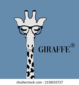 Cute illustration of a giraffe